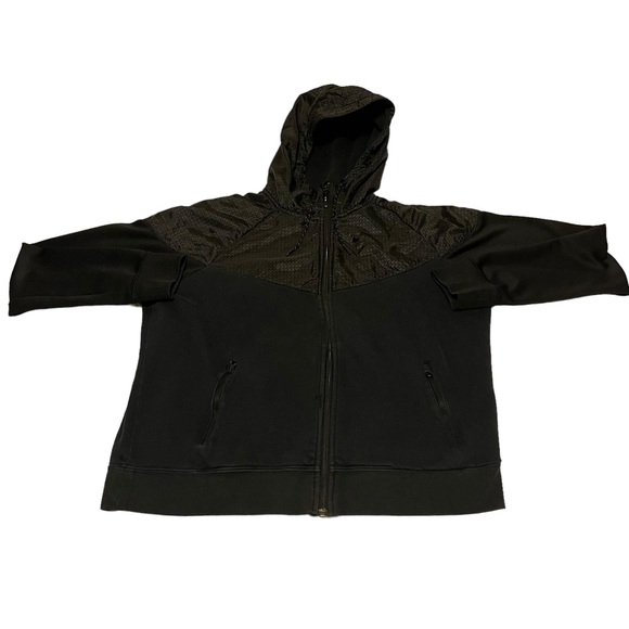 Nike Other - Boys Nike Air Jacket Boys Large Black Lightweight Full-Zip Embroidered Logo